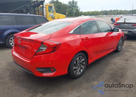 2016 Honda Civic Ex z USA, uszkodzony, nr VIN 2HGFC2F75GH562422